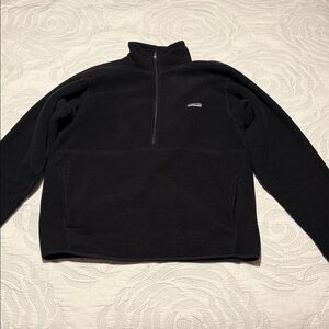 Patagonia Men's Black Zip-Up Sweater